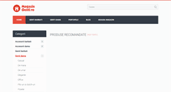 Desktop Screenshot of magazingenti.ro